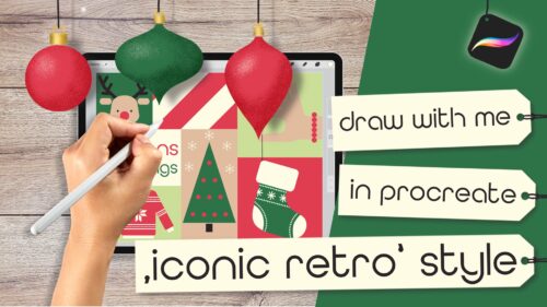 Draw With Me in Procreate: Iconic Retro Style Class Thumbnail