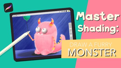 Master Shading in Procreate: Draw a furry Monster Class Thumbnail