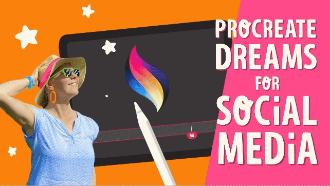 Procreate Dreams for Social Media